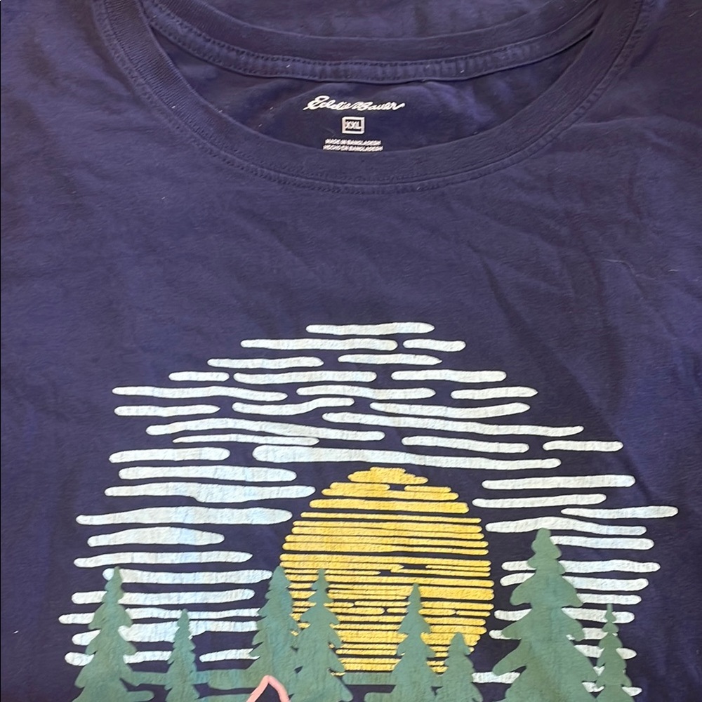 Eddie Bauer Navy Graphic Tee